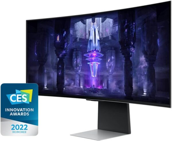 SAMSUNG 34" Odyssey G85SB Series QD-OLED Ultra WQHD Curved Gaming Monitor, 175Hz, 0.03ms, DisplayHDR True Black 400, AMD FreeSync Premium Pro, Advanced Game Streaming, LS34BG850SNXZA, 2023 - Image 12