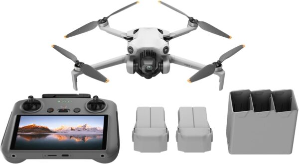 DJI Mini 4 Pro Fly More Combo Plus with DJI RC 2 (Screen Remote Controller), Folding Mini-Drone with 4K HDR Video Camera for Adults, 2 Extra Intelligent Flight Batteries Plus for 45-Min Flight Time - Image 10