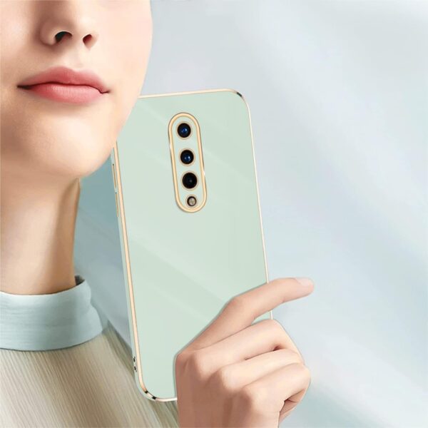 KuDiNi for Oneplus 8 Case, Oneplus 8 Phone Case for Women Girls Electroplating Cute Luxury Bling Aesthetic Trendy Pretty, Full Camera Soft TPU Protection Shockproof Cover for Oneplus 8 (Mint Green) - Image 6