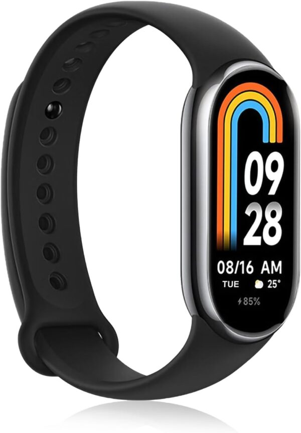 Xiaomi Mi Band 8 Smart Bracelet 1.62“ AMOLED Screen Heart Rate Blood Oxygen Bluetooth Sport Watch Fitness Traker Watch(Global Version Black) (M2239B1) - Image 2