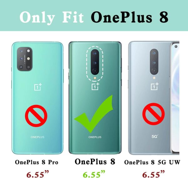 KuDiNi for Oneplus 8 Case, Oneplus 8 Phone Case for Women Girls Electroplating Cute Luxury Bling Aesthetic Trendy Pretty, Full Camera Soft TPU Protection Shockproof Cover for Oneplus 8 (Mint Green) - Image 3