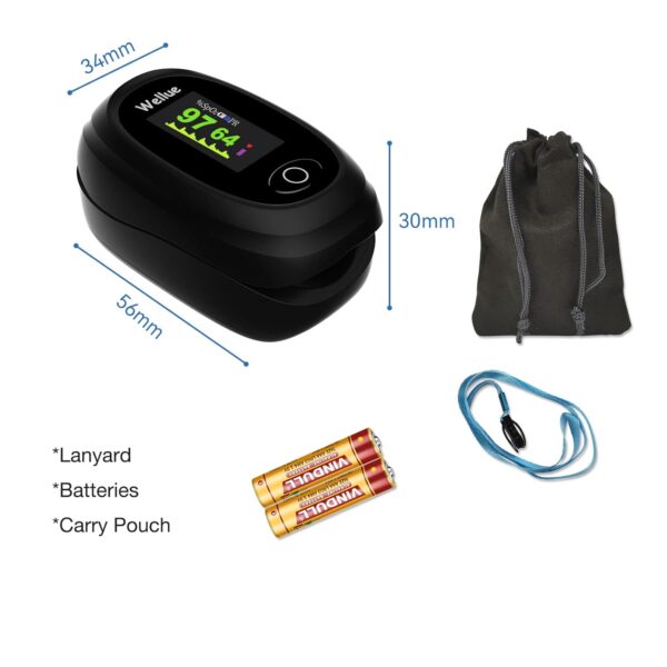 Wellue Bluetooth Fingertip Pulse Oximeter with Pulse Rate, Blood Oxygen Saturation Monitor, Free APP - Image 4