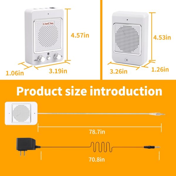 Window Speaker Intercom System,Wired Dual-Way Window Counter Intercom, High Power Speaker for Store,Business,Catering. - Image 8