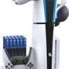 PS5 Slim Stand, Cooling Station with Dual Controller Charging Station for PS5 Console, PS5 Accessories with 3 Levels Fan, Headset Holder(Only for PlayStation 5 Slim Digital/Disc) - Image 2