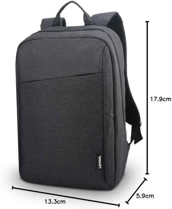 Lenovo Laptop Backpack B210, 15.6-Inch Laptop/Tablet, Durable, Water-Repellent, Lightweight, Clean Design, Sleek for Travel, Business Casual or College, GX40Q17225, Black - Image 10