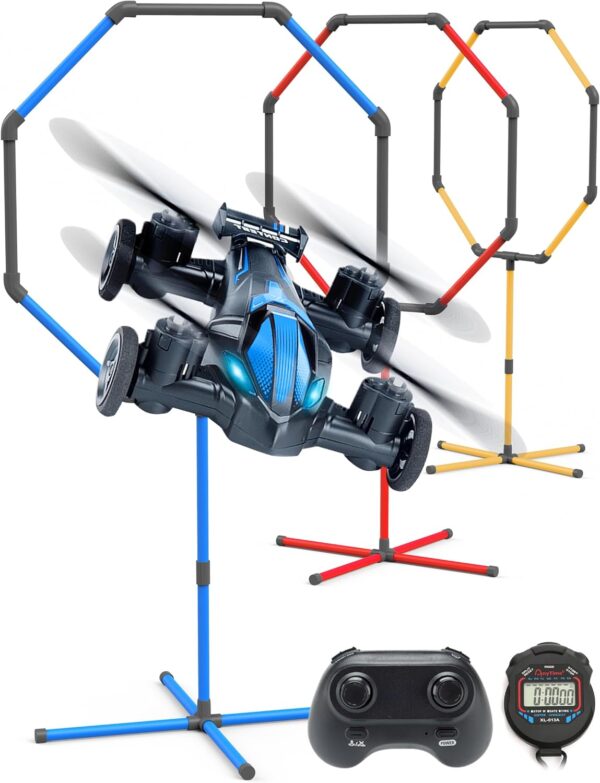 Galvanox Racing RC Drone with Obstacle Course Kit, Includes 3 Hoop Sizes for Competition Game Set - Image 2