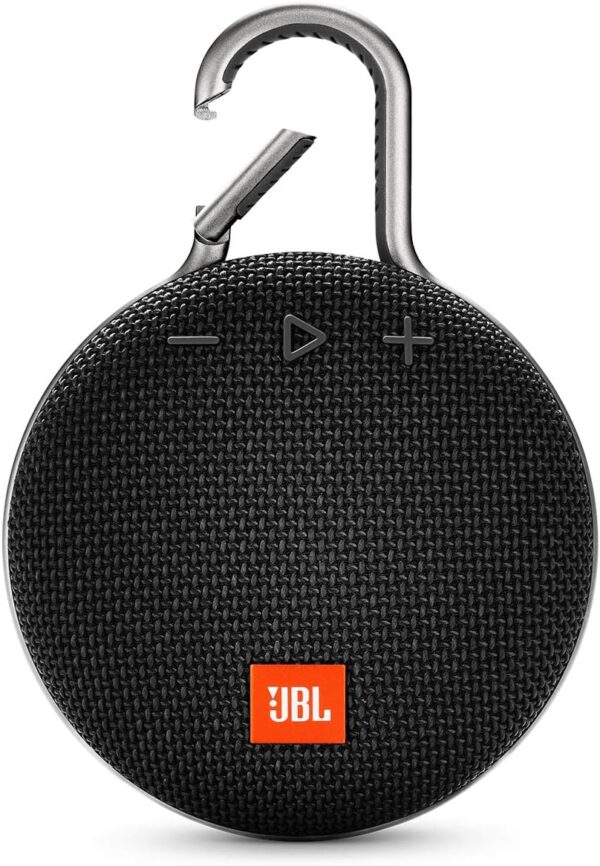 JBL Clip 3, Black - Waterproof, Durable & Portable Bluetooth Speaker - Up to 10 Hours of Play - Includes Noise-Cancelling Speakerphone & Wireless Streaming - Image 3