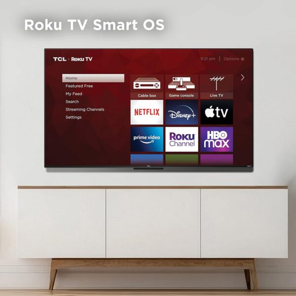 TCL 43-Inch Class S4 4K LED Smart TV with Roku TV (43S450R, 2023 Model), Dolby Vision, HDR, Dolby Atmos, Works with Alexa, Google Assistant and Apple HomeKit Compatibility, Streaming UHD Television - Image 12