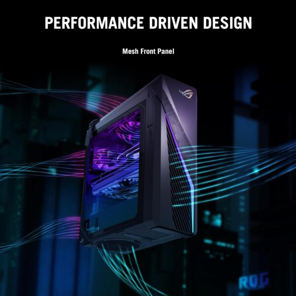 ASUS ROG G16CH (2024) Gaming Desktop PC, Intel® Core™ i7-14700F, NVIDIA® GeForce RTX™ 4060Ti Dual, 1TB PCIe® Gen4 SSD, 32GB DDR5 RAM, Windows 11, G16CHR-AS766Ti - Image 4