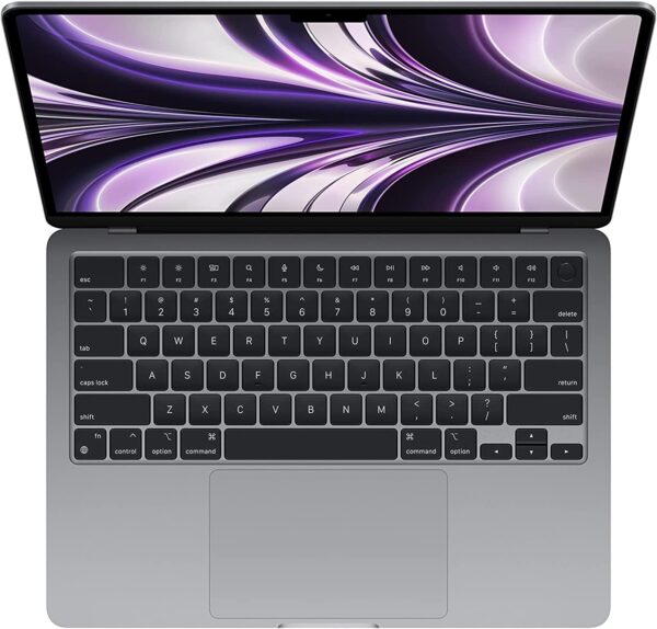 2022 Apple MacBook Air with Apple M2 chip (13-inch, 8GB RAM, 256GB SSD Storage) Space Gray (Renewed) - Image 3