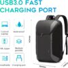 BANGE Travel Laptop Backpack Fits 15.6 Inch Notebook, Business Work Backpack with USB3.0 Fast Charging Port, Waterproof Travel Backpack With Luggage Sleeve… - Image 4