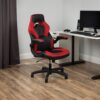 RESPAWN 3085 Gaming Chair - Gamer Chair and Computer Chair, Office Chair with Integrated Headrest, Gaming Chair for Adults, Adjustable Tilt Tension & Tilt Lock - Red - Image 7