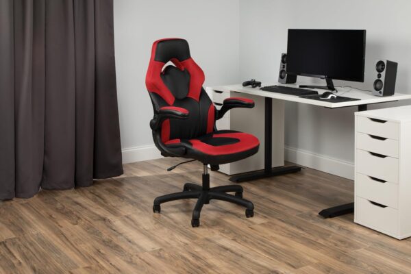 RESPAWN 3085 Gaming Chair - Gamer Chair and Computer Chair, Office Chair with Integrated Headrest, Gaming Chair for Adults, Adjustable Tilt Tension & Tilt Lock - Red - Image 7