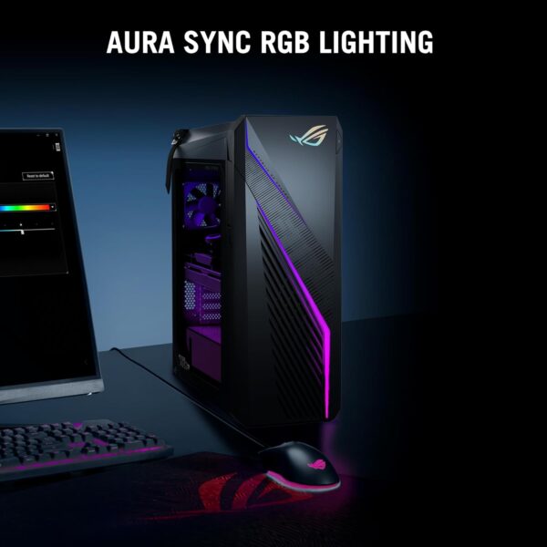 ASUS ROG G16CH (2024) Gaming Desktop PC, Intel® Core™ i7-14700F, NVIDIA® GeForce RTX™ 4060Ti Dual, 1TB PCIe® Gen4 SSD, 32GB DDR5 RAM, Windows 11, G16CHR-AS766Ti - Image 6