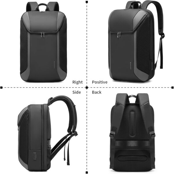 BANGE Travel Laptop Backpack Fits 15.6 Inch Notebook, Business Work Backpack with USB3.0 Fast Charging Port, Waterproof Travel Backpack With Luggage Sleeve… - Image 8