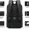 BANGE Travel Laptop Backpack Fits 15.6 Inch Notebook, Business Work Backpack with USB3.0 Fast Charging Port, Waterproof Travel Backpack With Luggage Sleeve… - Image 7