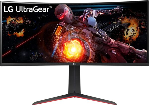 LG UltraGear QHD 34-Inch Curved Gaming Monitor 34GP63A-B, VA with HDR 10 Compatibility and AMD FreeSync Premium, 160Hz, Black - Image 2