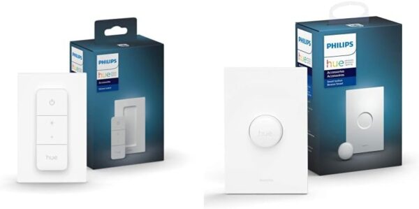 Philips Hue Smart Dimmer Switch with Remote and Philips Hue Smart Button for Hue Lights - Image 2