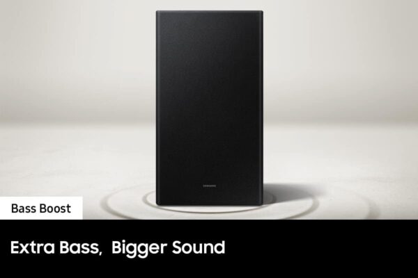 SAMSUNG HW-B450 2.1ch Soundbar w/Dolby Audio, Subwoofer Included, Bass Boosted, Wireless Bluetooth TV Connection, Adaptive Sound Lite, Game Mode, 2022 - Image 4