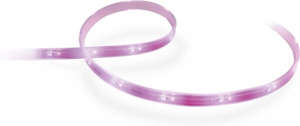 Philips Hue Indoor 6-Foot Smart LED Light Strip Plus Base Kit - Color-Changing Single Color Effect - 1 Pack - Control with Hue App - Works with Alexa, Google Assistant and Apple HomeKit - Image 5