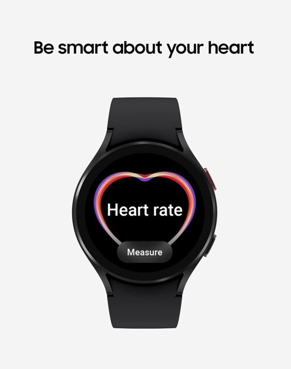 Samsung Galaxy Watch 4 40mm Smartwatch with ECG Monitor Tracker for Health Fitness Running Sleep Cycles GPS Fall Detection LTE US Version, Black (Renewed) - Image 6