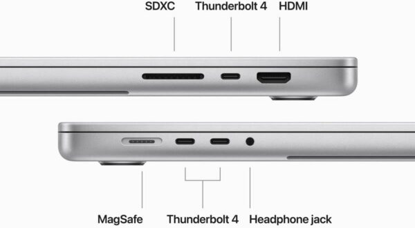 Apple MacBook Pro 16.2" with M3 Max Chip (Late 2023) - Silver, 16-Core / 40-Core, 64GB, 2TB SSD - Image 7