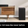 SAMSUNG HW-B450 2.1ch Soundbar w/Dolby Audio, Subwoofer Included, Bass Boosted, Wireless Bluetooth TV Connection, Adaptive Sound Lite, Game Mode, 2022 - Image 3