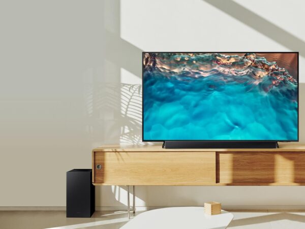 SAMSUNG HW-B450 2.1ch Soundbar w/Dolby Audio, Subwoofer Included, Bass Boosted, Wireless Bluetooth TV Connection, Adaptive Sound Lite, Game Mode, 2022 - Image 8