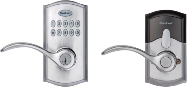 Kwikset 955 Keyless Keypad Door Lock, Electronic Lever Deadbolt, 3 Entry Modes, Auto Lock, SmartKey Security - Satin Chrome - Image 11