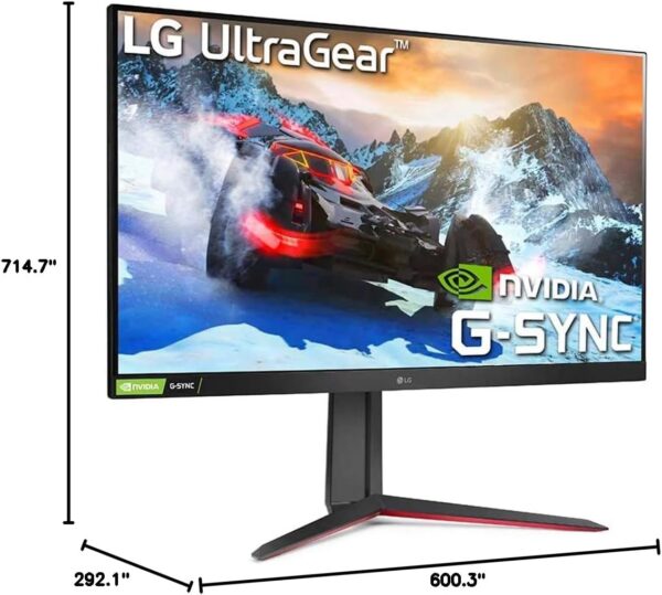 LG 32GN63T-B 32'' Ultragear QHD 165Hz HDR10 Monitor with NVIDIA G-SYNC Compatibility and AMD FreeSync Premium (Renewed) - Image 4