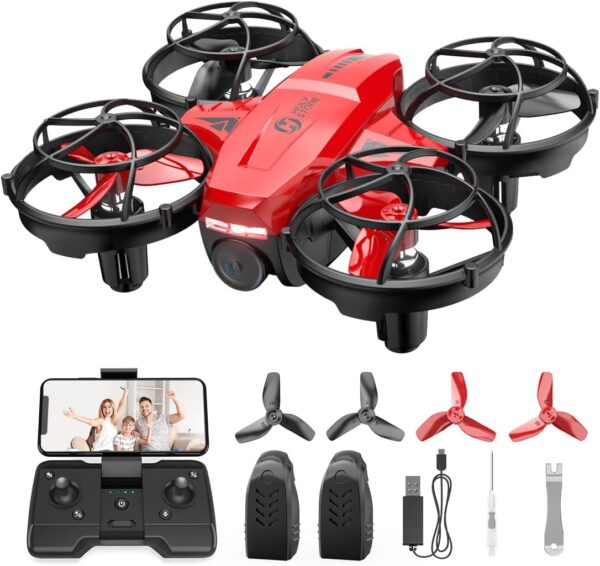 Holy Stone HS420 Mini Drone with HD FPV Camera for Kids Adults Beginners, Pocket RC Quadcopter with 2 Batteries, Toss to Launch, Gesture Selfie, Altitude Hold, Circle Fly, High Speed Rotation - Image 2