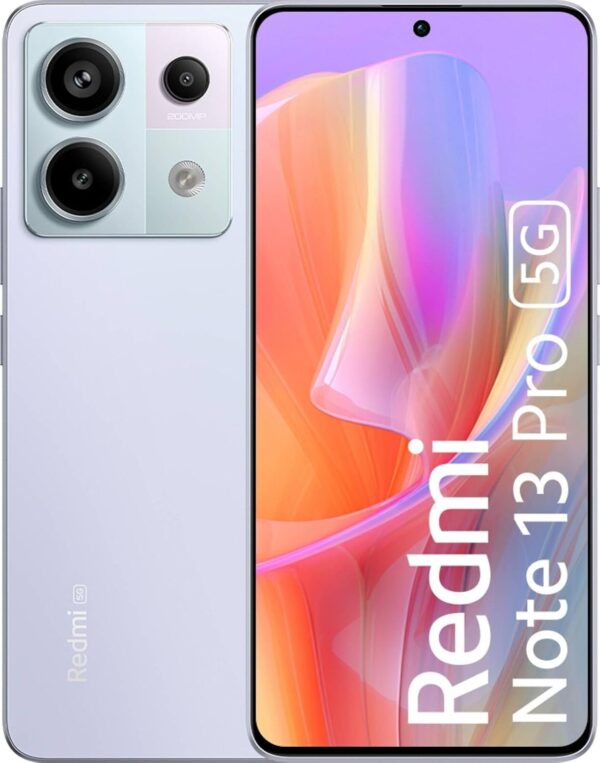 Xiaomi Redmi Note 13 Pro 5G + 4G LTE (for Tmobile Mint Tello & Global) (256Gb + 8Gb) 6.67 200mp Triple Global Unlocked (Aurora Purple ) - Image 2