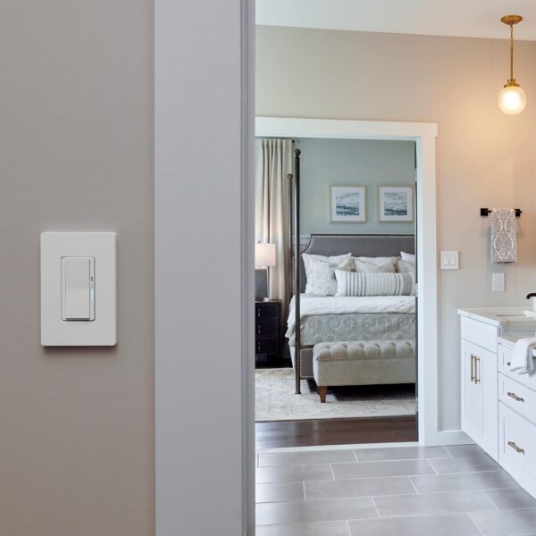 Lutron Caseta Smart Switch Kit w/ Hub, Diva Smart Dimmer Switch, Remote & More, No Neutral Required, Works w/ Alexa, Apple Homekit, Google Home, Single Pole or 3 Way, DVRF-BDG-1DP-A - Image 11