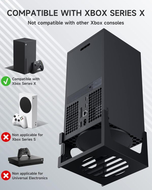 Meykwod Xbox Series X Wall Mount, Metal, (Mount Xbox Series X on the Wall) - Image 7