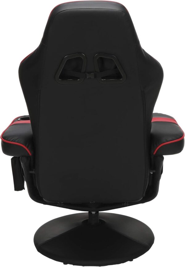 RESPAWN 900 Gaming Recliner - Video Games Console Recliner Chair, Computer Recliner, Adjustable Leg Rest and Recline, Recliner with Cupholder, Reclining Gaming Chair with Footrest - Red - Image 4