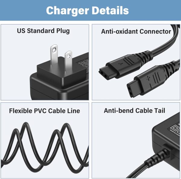 5V for SportDOG Collar Charger Power Cord for SportDOG SD-425 SD425 SD-425S SD-825 SD-425CAMO Remote Trainer Collar, AC DC Power Adapter for SportDOG FieldTrainer 425 Training Shock Collar - Image 8