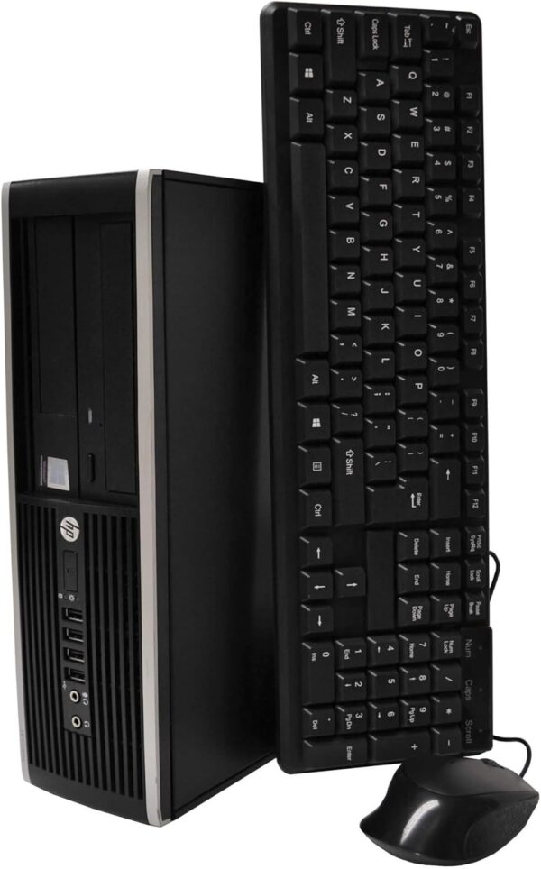 HP Elite Desktop PC Computer Intel Core i5 3.1-GHz, 8 gb Ram, 1 TB Hard Drive, DVDRW, 19 Inch LCD Monitor, Keyboard, Mouse, Wireless WiFi, Windows 10 (Renewed) - Image 4