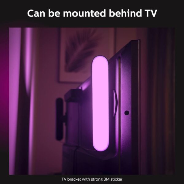 Philips Hue Play Starter Kit Two Black Hue Play Light Bars, Hue Hub, and Power Supply, Compatible with Alexa - Image 9