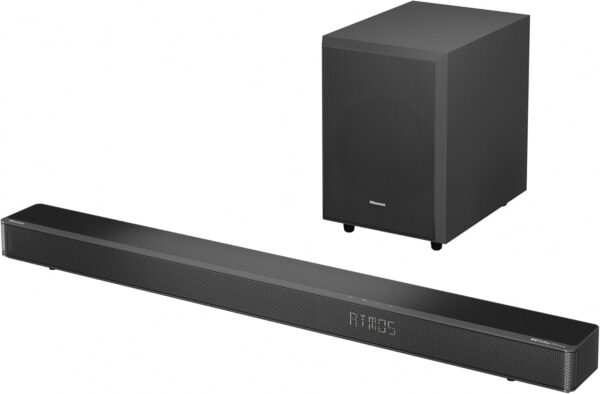 Hisense AX3125H 3.1.2Ch Sound Bar with Wireless Subwoofer, 440W, Dolby Atmos, Bluetooth 5.3, EzPlay, 4K HDMI Pass Through, Roku TV Ready, DTS:X, HDMI/AUX/ARC/Optical/USB, 7 EQ Modes - Image 15