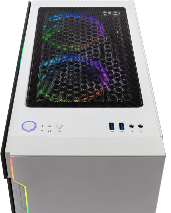 Skytech Archangel Gaming Computer PC Desktop – RYZEN 5 2600 6-Core 3.4 GHz, GTX 1660 6G, 500GB SSD, 16GB DDR4 3000MHz, RGB Fans, Windows 10 Home - Image 9