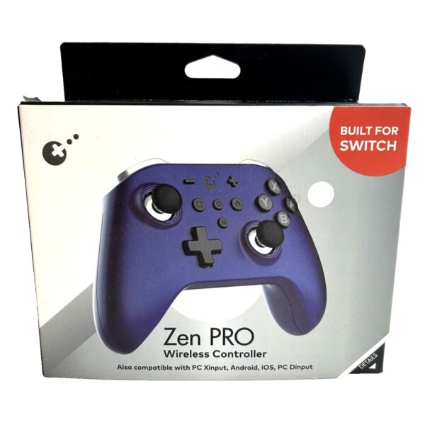 GuliKit ZEN PRO Wireless Gaming Controller for Nintendo Switch, PC Xinput, Android, iOS, PC Dinput, Raven Purple (Renewed) - Image 2