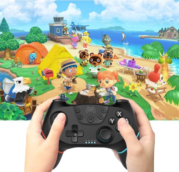 Switch Controller, Wireless Pro Controller Compatible with Nintendo Switch, Wireless Gamepad Joystick with Programmable Function【Upgraded Version】 - Image 8