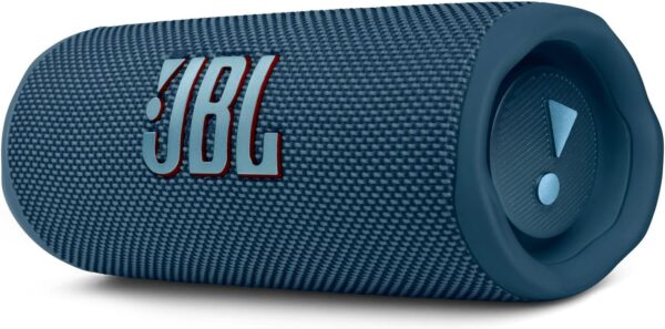 JBL Flip 6 Waterproof Portable Wireless Bluetooth Speaker Bundle with divvi! Premium Hardshell Case - Blue - Image 3