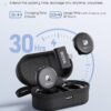BOYA Wireless Lavalier Microphone for iPhone with Lightning Receiver, Noise Cancellation, 30Hrs Battery Life with Charging Case, 164FT Range, Wireless Mics for Video Recording, Black - Image 7