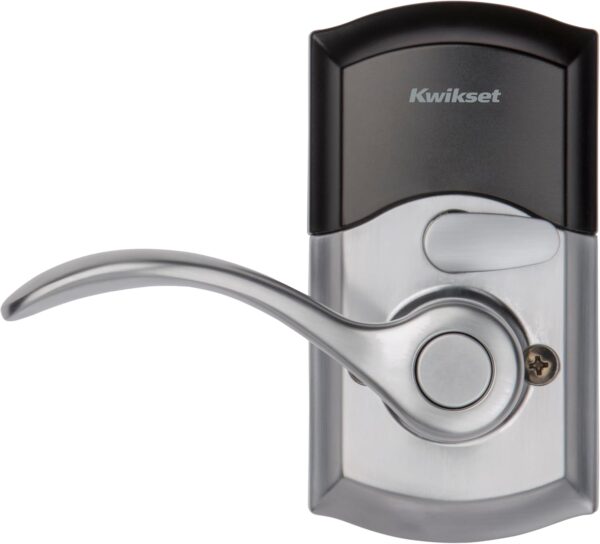 Kwikset 955 Keyless Keypad Door Lock, Electronic Lever Deadbolt, 3 Entry Modes, Auto Lock, SmartKey Security - Satin Chrome - Image 10