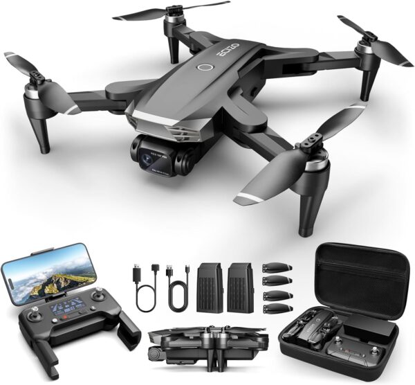 GPS Drone with Camera for Adults 4K with Brushless Motors, Auto Return Home, Long Flight Time and Distance,5G WIFI Transmission, Smart FPV Drone RC Quadcopter for Beginners Kids (Under 250G) - Image 2