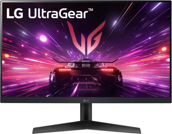 LG 24GN600-B UltraGear Gaming Monitor 24" Full HD (1920 x 1080) IPS Display, 1ms (GtG) Response Time, 144Hz Refresh Rate, AMD FreeSync Premium, HDR10, 3-Side Virtually Borderless Display,Black - Image 2