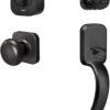 Yale Assure Lock 2 Key-Free Touchscreen with Wi-Fi and Ridgefield Handle in Black Suede - Image 2