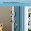 Yale Assure Lock 2 Key-Free Touchscreen with Wi-Fi and Ridgefield Handle in Black Suede - Image 4