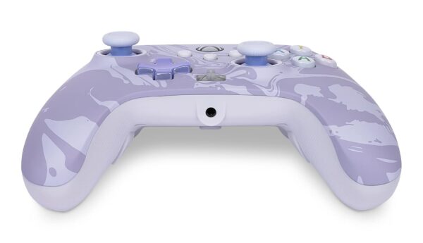 PowerA Enhanced Wired Controller for Xbox Series X|S - Lavender Swirl, gamepad, wired video game controllerDetachable 10ft USB-C Cable, Mappable Buttons and Rumble Motors, Officially Licensed for Xbox - Image 10